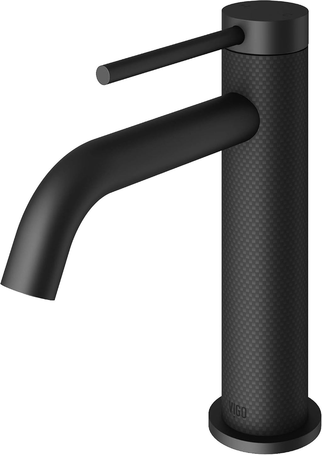 VIGO Madison 8'' H Single Handle Single-Hole Bathroom Faucet in Matte Black-VG01044MB