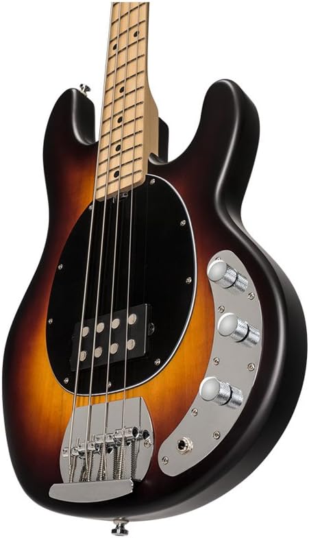 Sterling by Music Man StingRay Ray4 Bass Guitar in Vintage Sunburst Satin