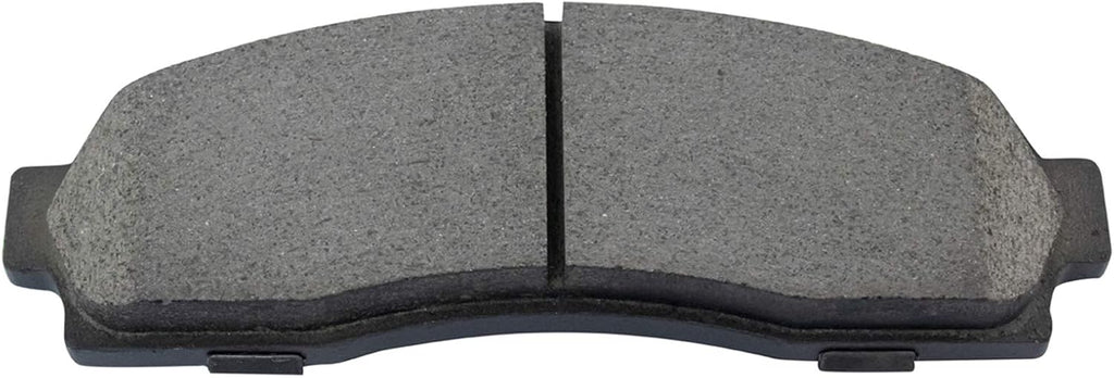 TRQ Performance Front Brake Pad and Rotor Set Ceramic Drilled Slotted G Coated Vented Rotors Calipers Compatible with 2002-2005 Ford Explorer Mercury Mountaineer