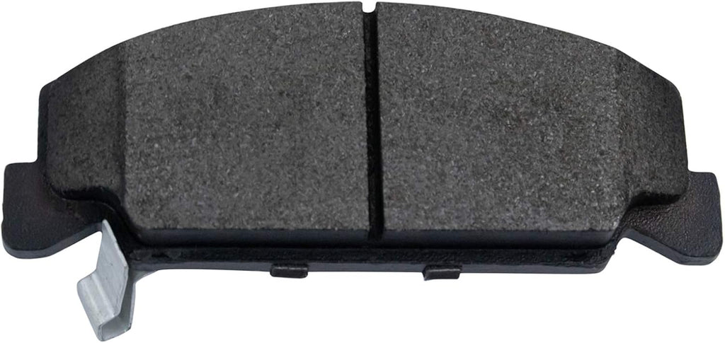TRQ Front Brake Pad and Rotor Set Semi Metallic Vented Rotors Calipers Compatible with 1990-2000 Honda Civic 1993-1997 Civic del Sol 1990-1991 CRX