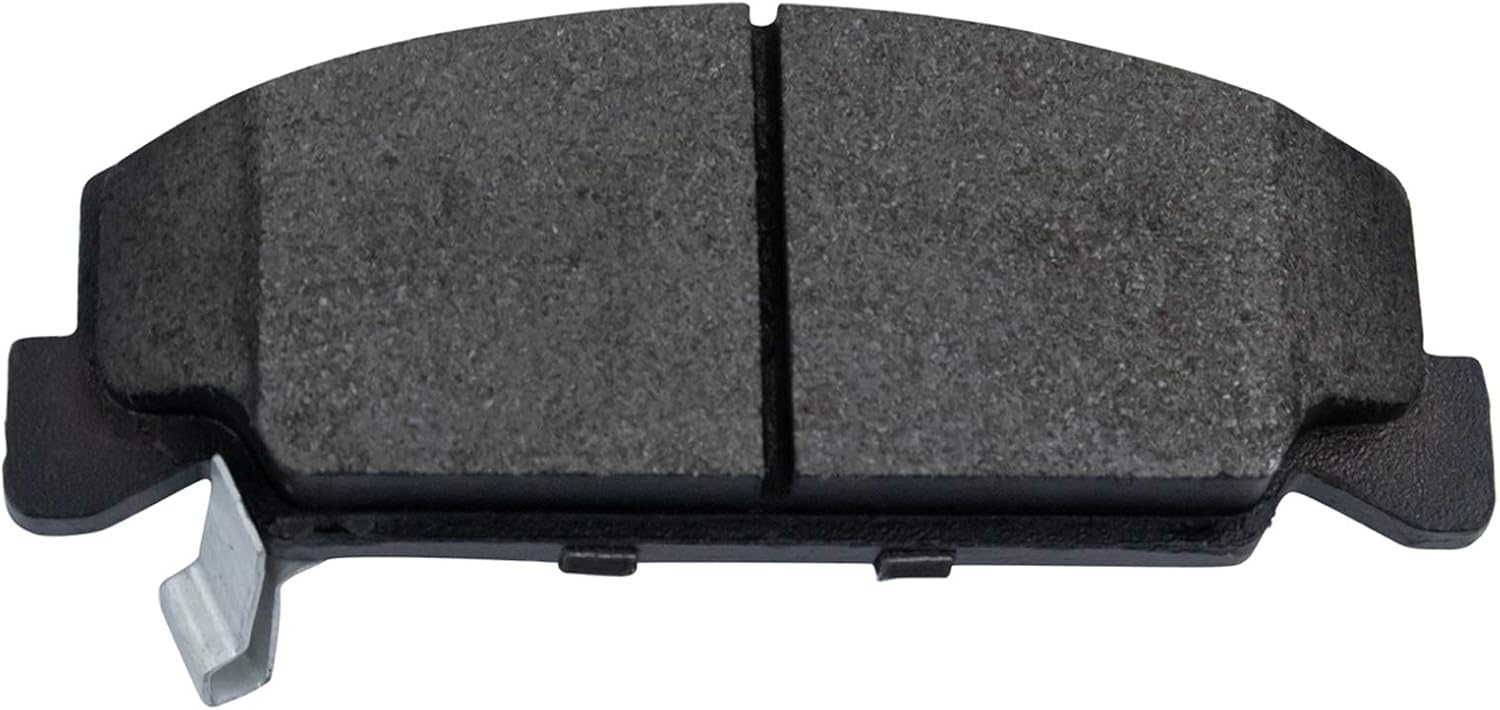 TRQ Front Brake Pad and Rotor Set Semi Metallic Vented Rotors Calipers Compatible with 1990-2000 Honda Civic 1993-1997 Civic del Sol 1990-1991 CRX