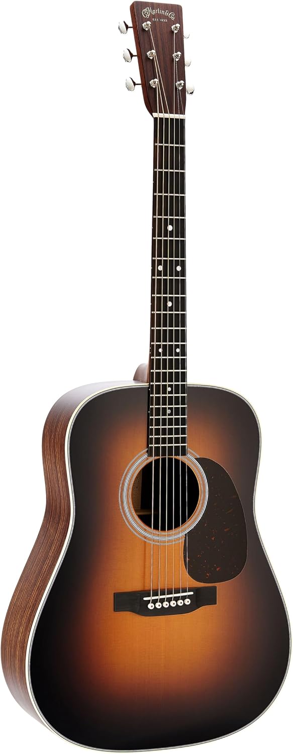 Martin D-28 Satin Standard Series Acoustic Guitar - Satin 1935 Sunburst (2025)