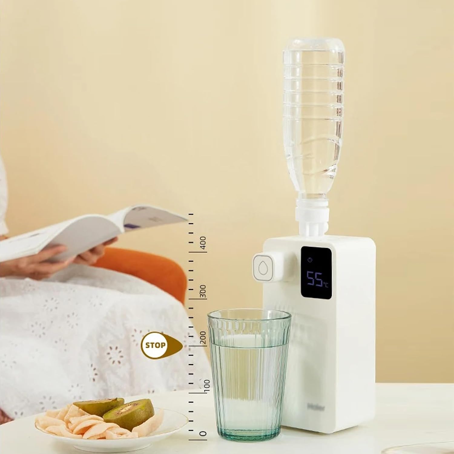 hot water dispensers Water Dispensers Automatic Dispenser Kitchen Desktop Instant Hot Small Desktop Travel Hot Drink Kettle Cold Despenser instant hot water dispenser (Color : A-With Water Tank)