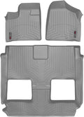 WeatherTech Custom Fit FloorLiners for Chrysler Town & Country Van, Grand Caravan, Grand Caravan - Full Set (464211-461414), Grey