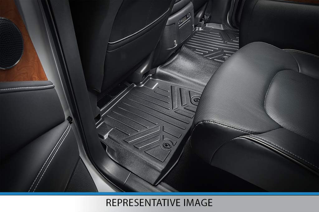 SMARTLINER All Weather Custom Fit Floor Mats 2 Row Liner Set Compatible with 2021-2023 Kia Seltos