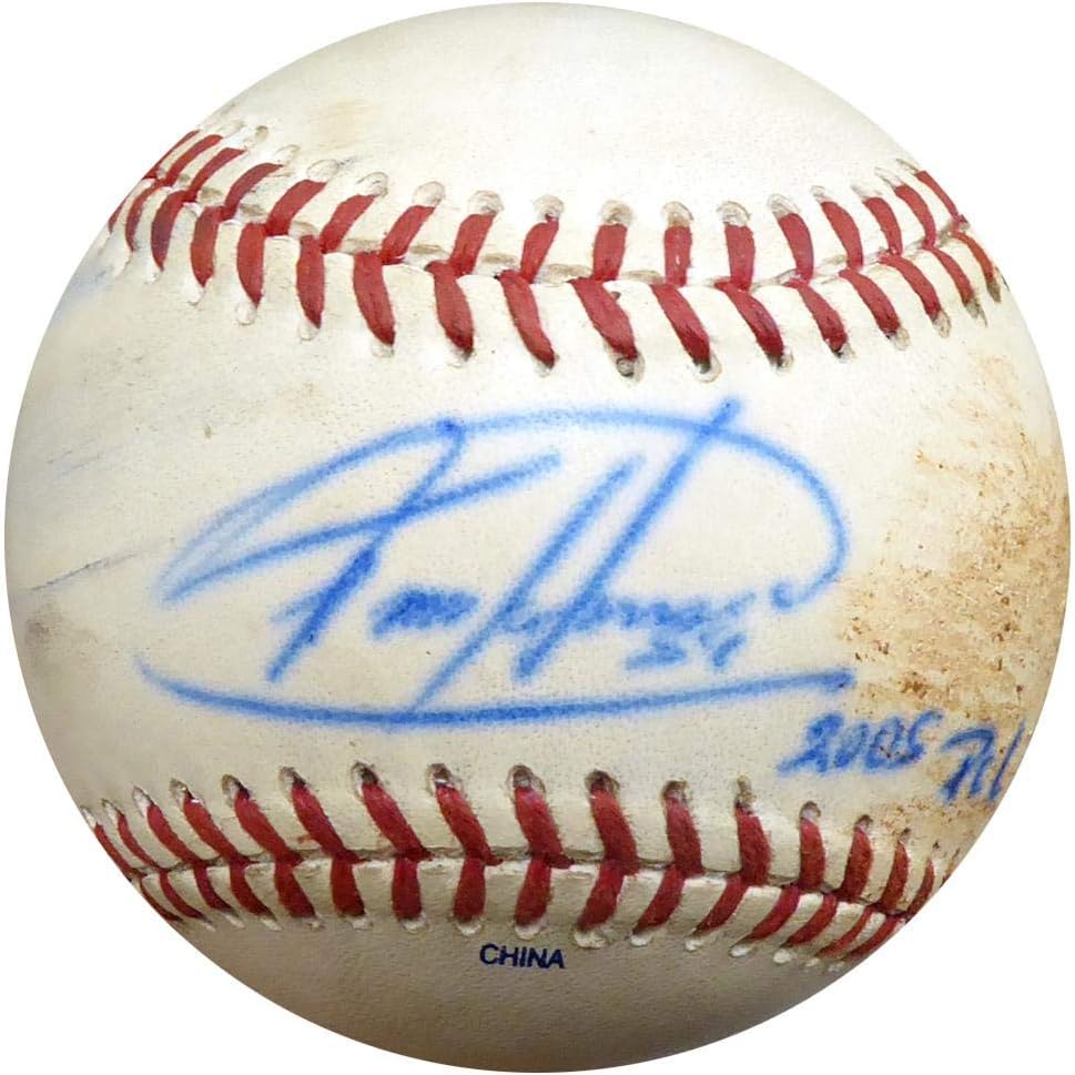Felix Hernandez Autographed Official 2005 PCL Game Used Baseball Seattle Mariners PSA/DNA ITP #4A52822 - MLB Autographed Game Used Bases