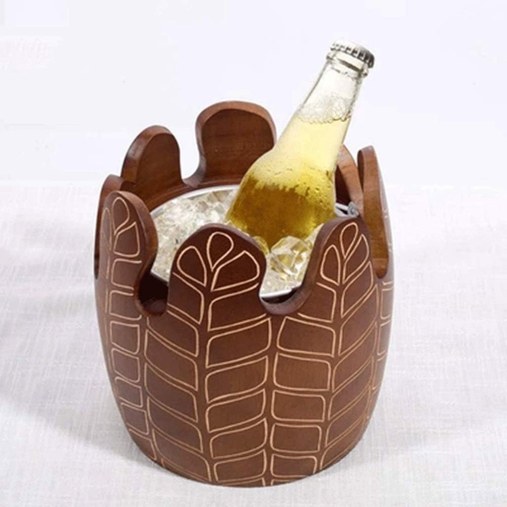 Hand Made Walled Insulated Ice Bucket Metal Walled Ice Bucket Set，Home Kitchen Gifts