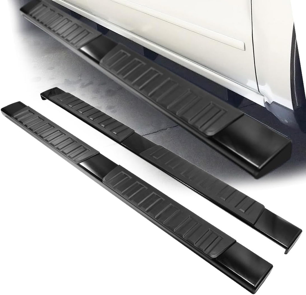 YITAMOTOR 6 Inches Running Boards Compatible with 2019-2026 Chevy Silverado/GMC Sierra 1500 Crew Cab, 2020-2026 2500HD 3500HD, Side Step Bars Aluminum Alloy, Running Boards for Silverado Crew Cab