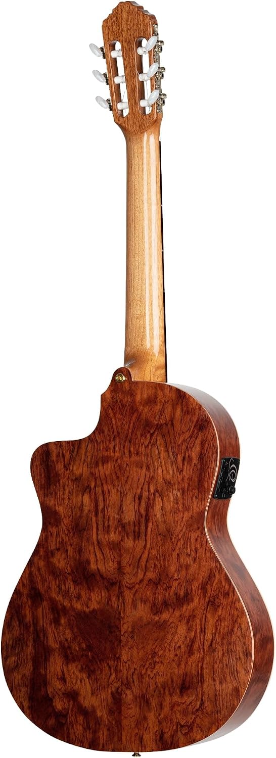 Traditional Series - Made in Spain Solid Top Thinline Acoustic-Electric Classical Guitar w/Bag