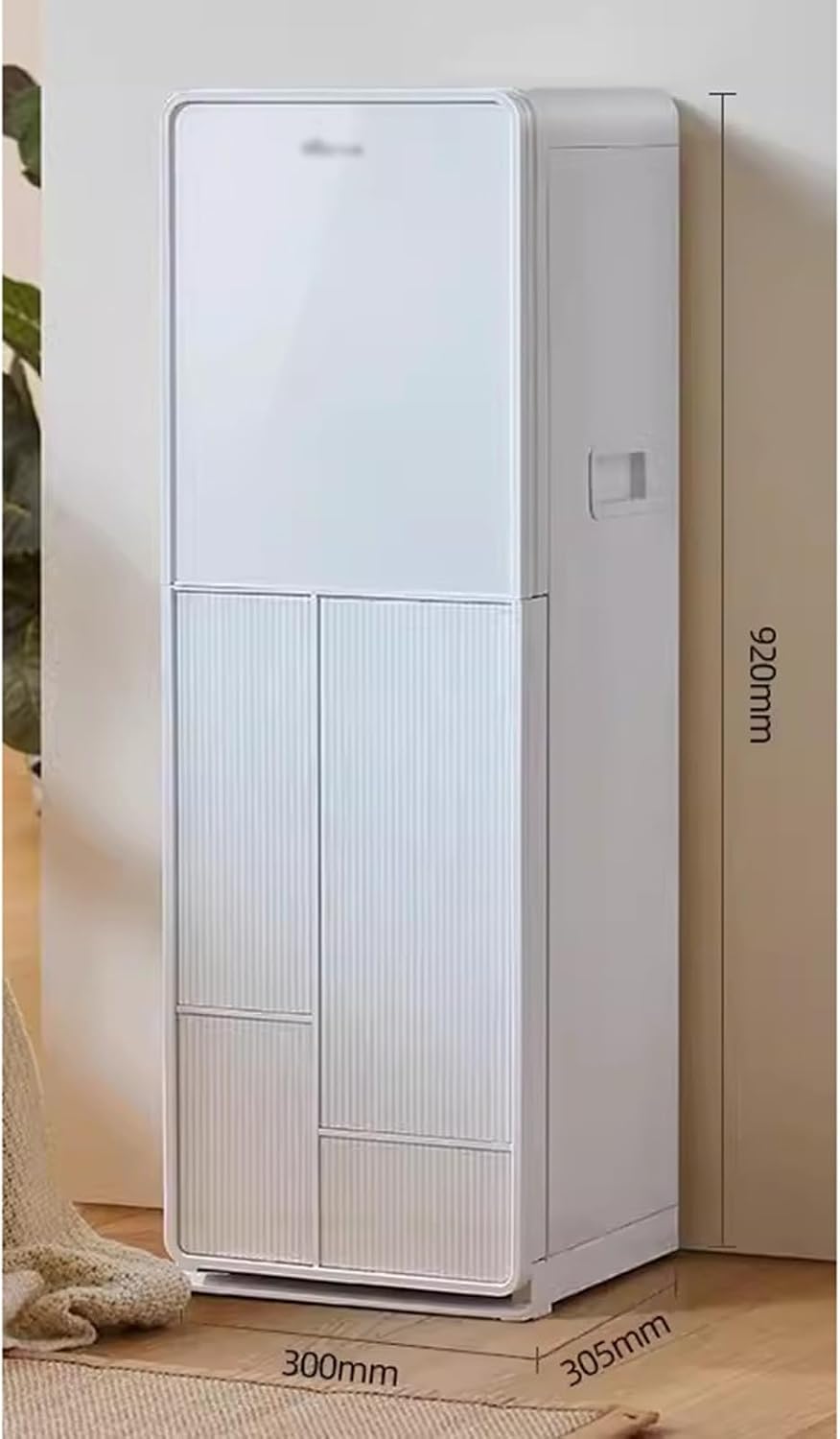 hot Water dispensers Household Water Dispenser Small Office Smart Vertical Fully Automatic Tea Bar Machine with Water Bucket Placed Under Instant hot Water Dispenser (Color : Warm)