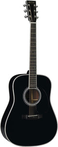 Martin Guitar D-35 Johnny Cash Acoustic Guitar with Hardshell Case, Spruce and Rosewood Construction, Gloss Finish, D-14 Fret, Modified Low Oval Neck Black