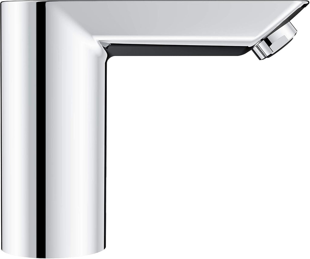 GROHE 36469000 Bau Cosmopolitan E Touchless Electronic Faucet with Temperature Control Lever, AC-Powered, Starlight Chrome