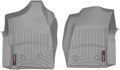 WeatherTech Custom Fit FloorLiners for GMC Sierra, Silverado, Sierra - 1st Row (460281), Grey