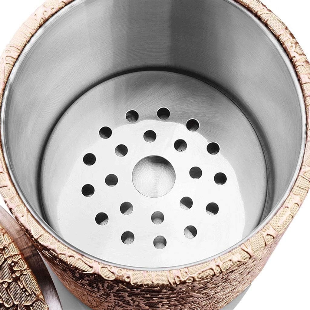 Metal Walled Ice Bucket Set/Home with Lid ce with - Keeps for up to Great for Wet Bar, Boat, Kitchen