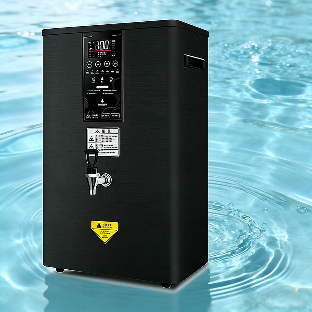 Instant Heating Hot Water Dispenser Automatic Wall-Mounted Boiler with Intelligent Control Panel,Filter and Faucet,Energy Efficient for Home,Office Black-60L