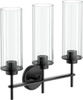 Moen Greenfield Matte Black 3-Light Vanity Fixture, Wall Mounted Bathroom Sconces Light Fixture, YB1763BL