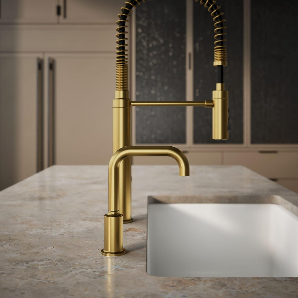 Kohler K-24077-2MB Purist Beverage Faucet, Vibrant Brushed Moderne Brass