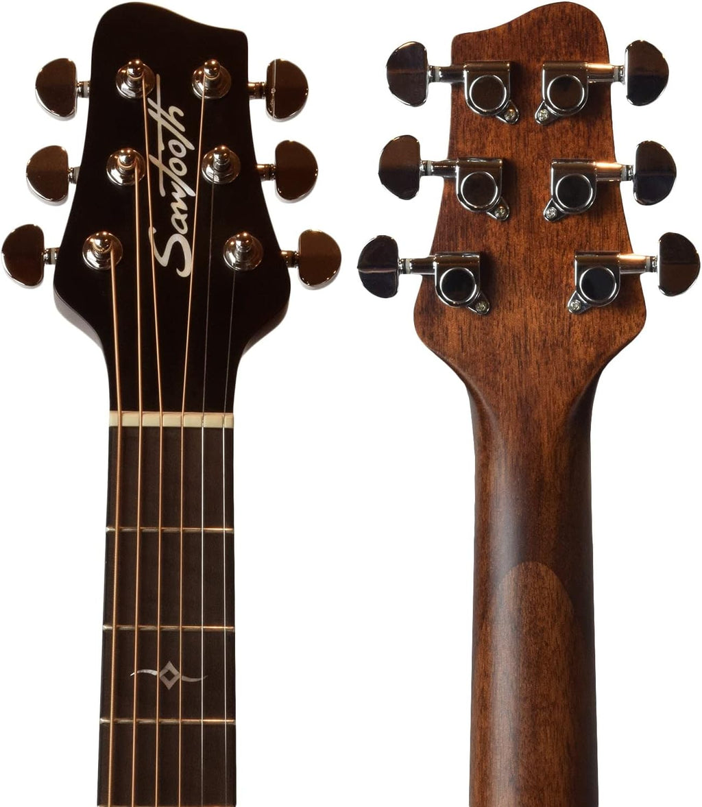 Sawtooth Mahogany Series Solid Mahogany Top Acoustic-Electric Jumbo Guitar Right-Handed