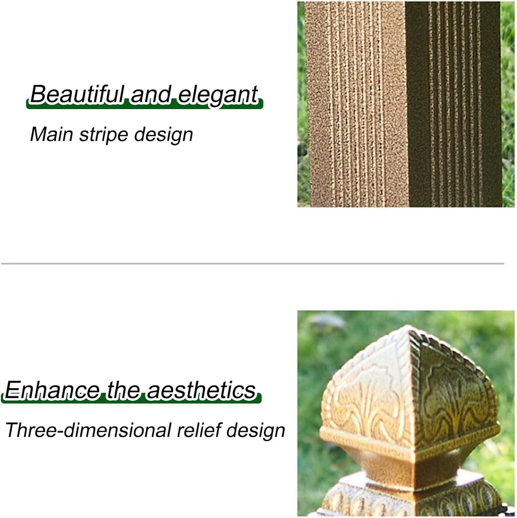 Garden Water Column Outdoor Post Faucet Vertical Square Decorative Water Feature Fountain Water Dispenser Hydrant Durable and Decorative Fixture