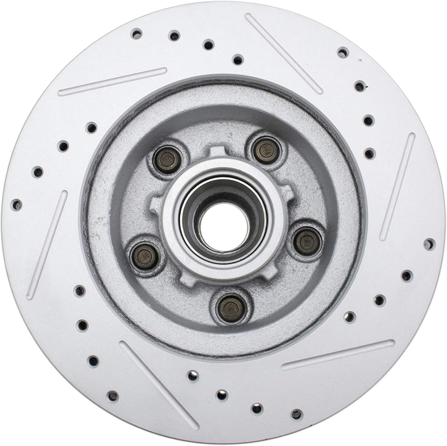 TRQ Performance Front Brake Pad & Rotor Set Ceramic Coated Rotors for 73-78 Buick Century Regal Skylark Chevrolet El Camino Monte Carlo Oldsmobile Cutlass Pontiac Firebird Grand Am Grand Prix