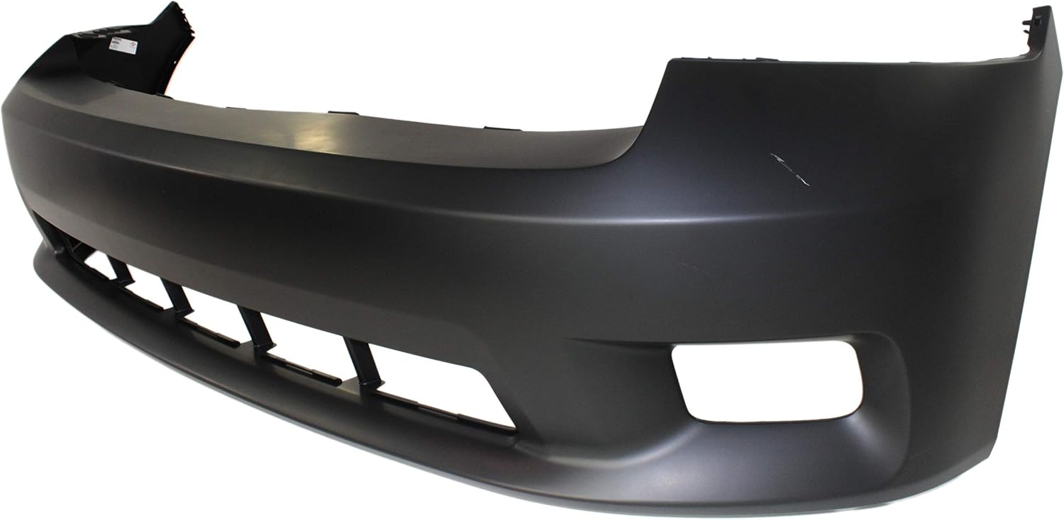 Garage-Pro Front Bumper Cover Fascia, Primed Plastic For 2009-2012 Dodge RAM 1500, Front Bumper Replacement, Sport Package, Fog Lamps