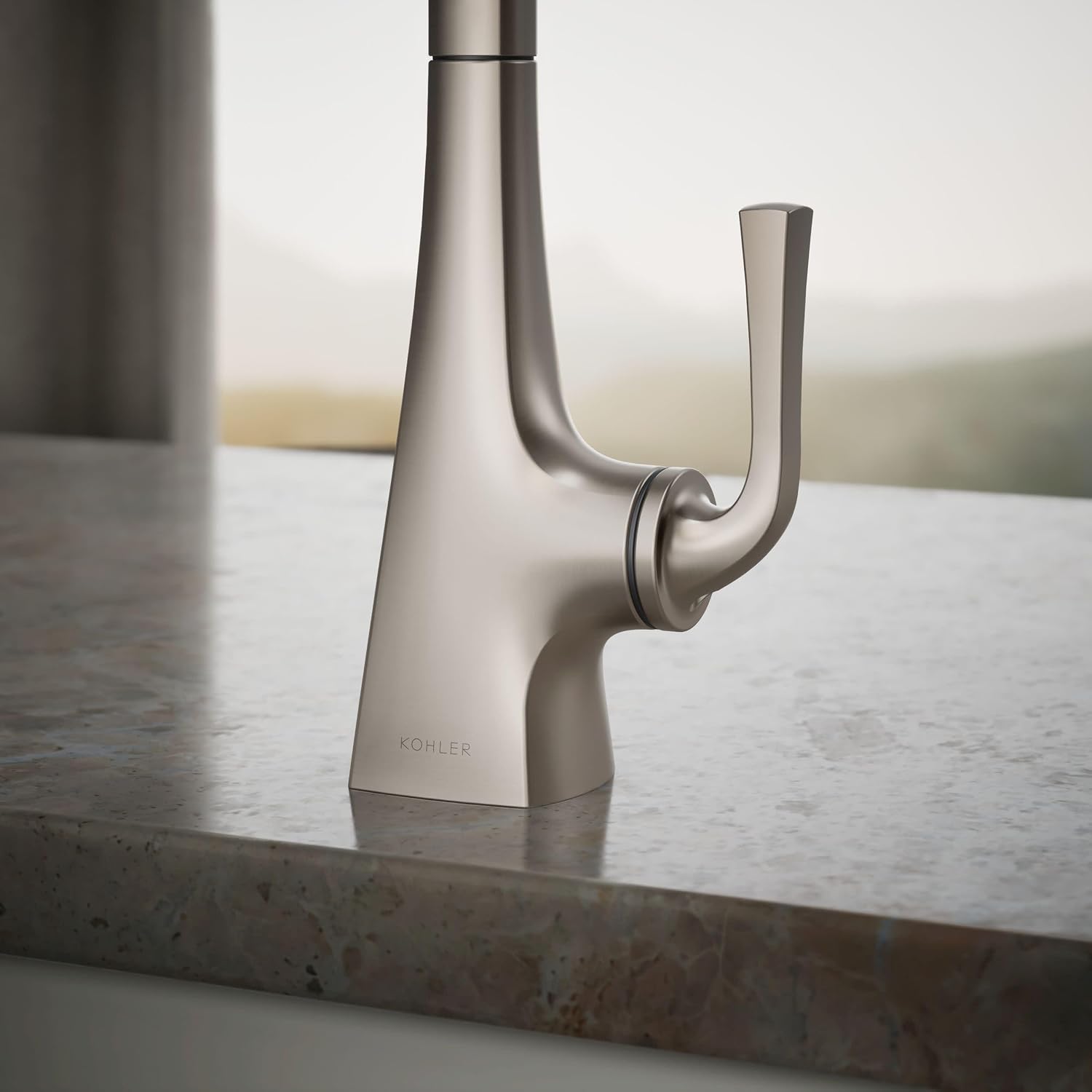 Kohler K-24134-VS Graze Beverage Faucet, Vibrant Stainless
