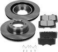 SCITOO Front 13.31' Brake Pads and Rotors Kits Fit For Lexus GX460 2010-2019,For Toyota For 4runner 2010-2020