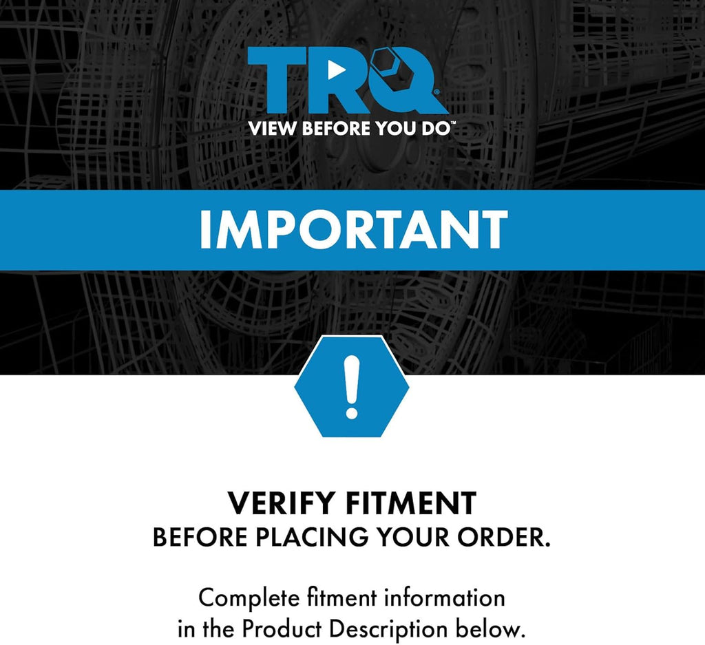 TRQ Performance Front Brake Pad and Rotor Set Ceramic Coated Drilled Slotted Compatible with 2013 Infiniti JX35 2014-2020 QX60 2015-2021 Nissan Murano 2013-2020 Pathfinder