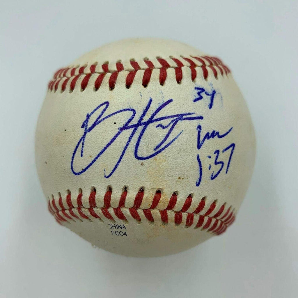 2011 Bryce Harper Pre Rookie Signed Game Used Minor League Baseball JSA COA - MLB Game Used Baseballs