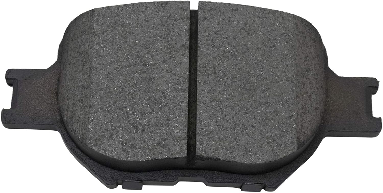 TRQ Performance Front Brake Pad and Rotor Set Ceramic Coated Drilled Slotted Vented Rotors Calipers Compatible with 2005-2010 Scion tC 2000-2005 Toyota Celica