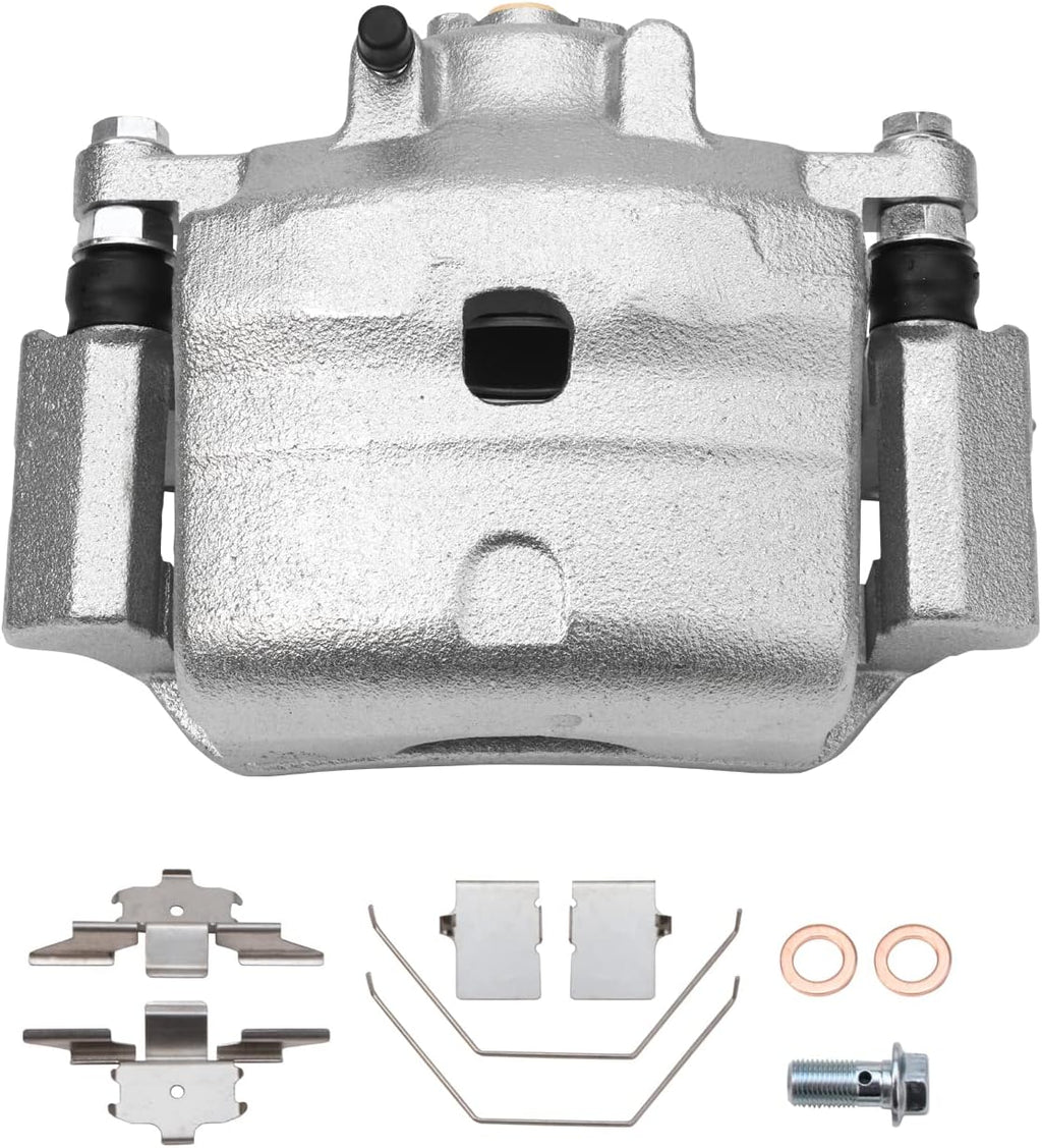 Detroit Axle - Front Disc Calipers + Ceramic Brake Pads Replacement for 2006-2012 Ford Fusion Mazda 6 Lincoln MKZ Mercury Milan - 4pc Set