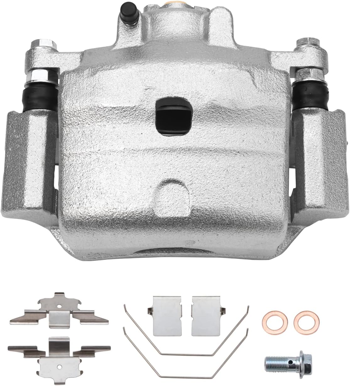 Detroit Axle - Front Disc Calipers + Ceramic Brake Pads Replacement for 2006-2012 Ford Fusion Mazda 6 Lincoln MKZ Mercury Milan - 4pc Set