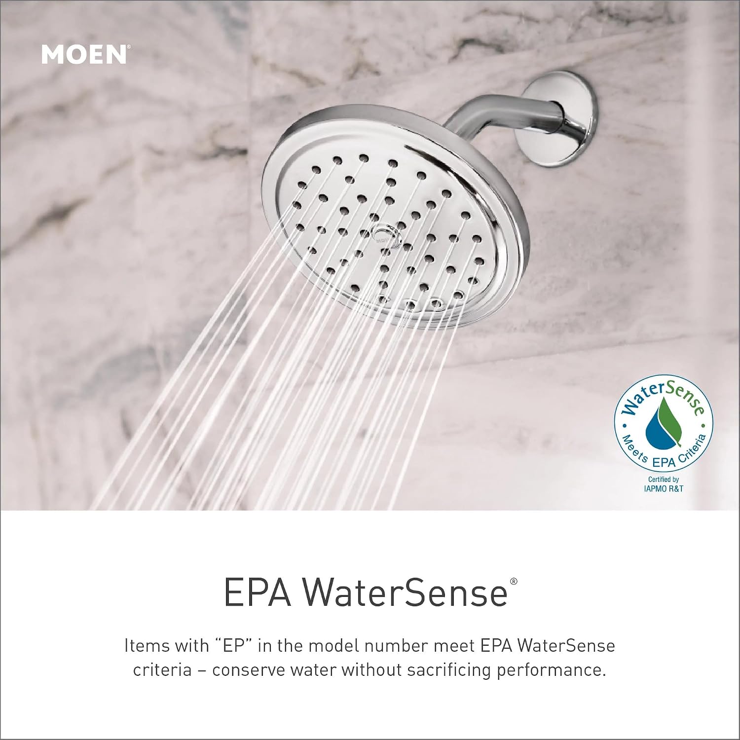 Moen UT2812EP Rizon M-CORE 2-Series 1-Handle Shower Trim Kit, Valve Required, Chrome
