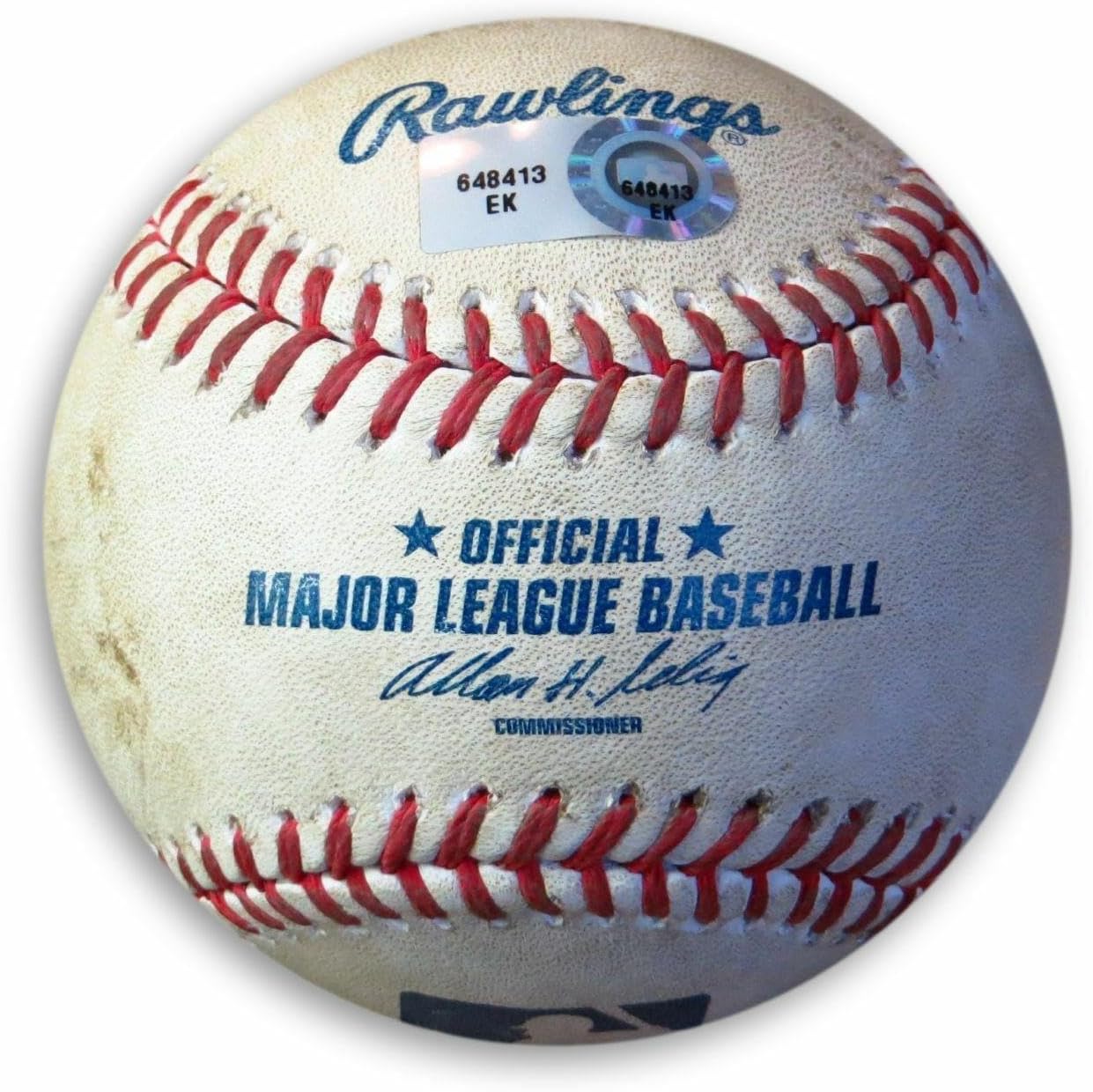 Hyun-Jin Ryu Game Used Baseball 5/31/14 Dodgers Pitch in Dirt v/Snider EK648413 - MLB Game Used Baseballs