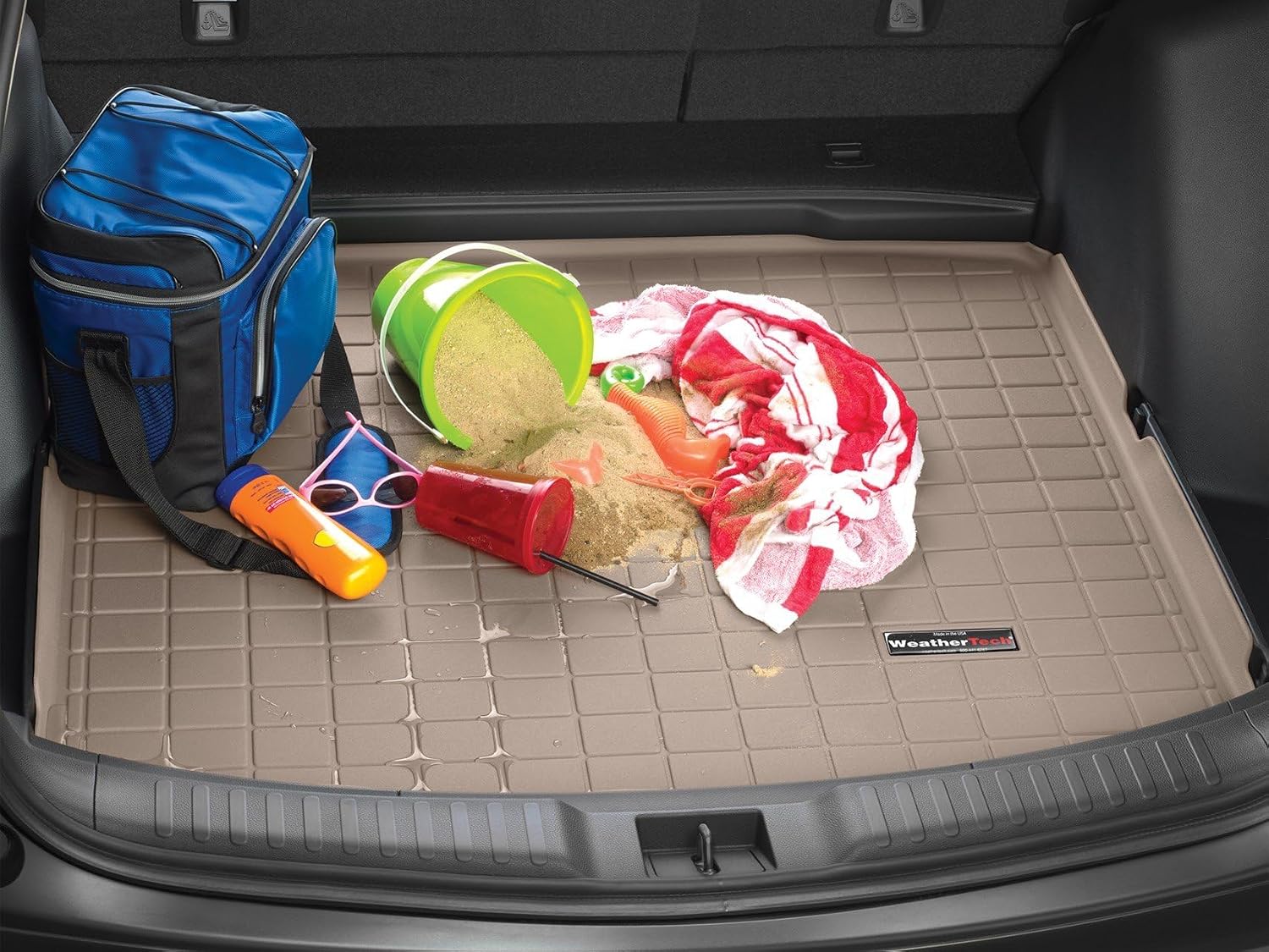 WeatherTech Cargo Trunk Liner for Lexus NX Hybrid, NX Behind 2nd Row (41756), Tan