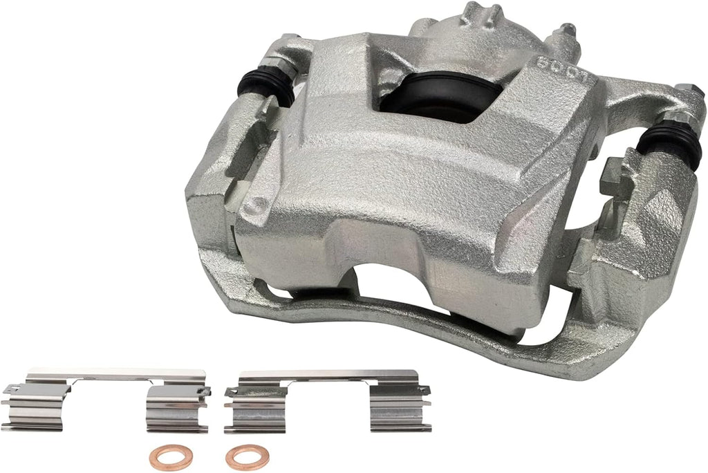 TRQ Performance Front Brake Pad and Rotor Set Ceramic Vented G Coated Rotors Calipers Compatible with 2011-2015 Chevrolet Cruze 2016 Cruze Limited 2012-2017 Sonic