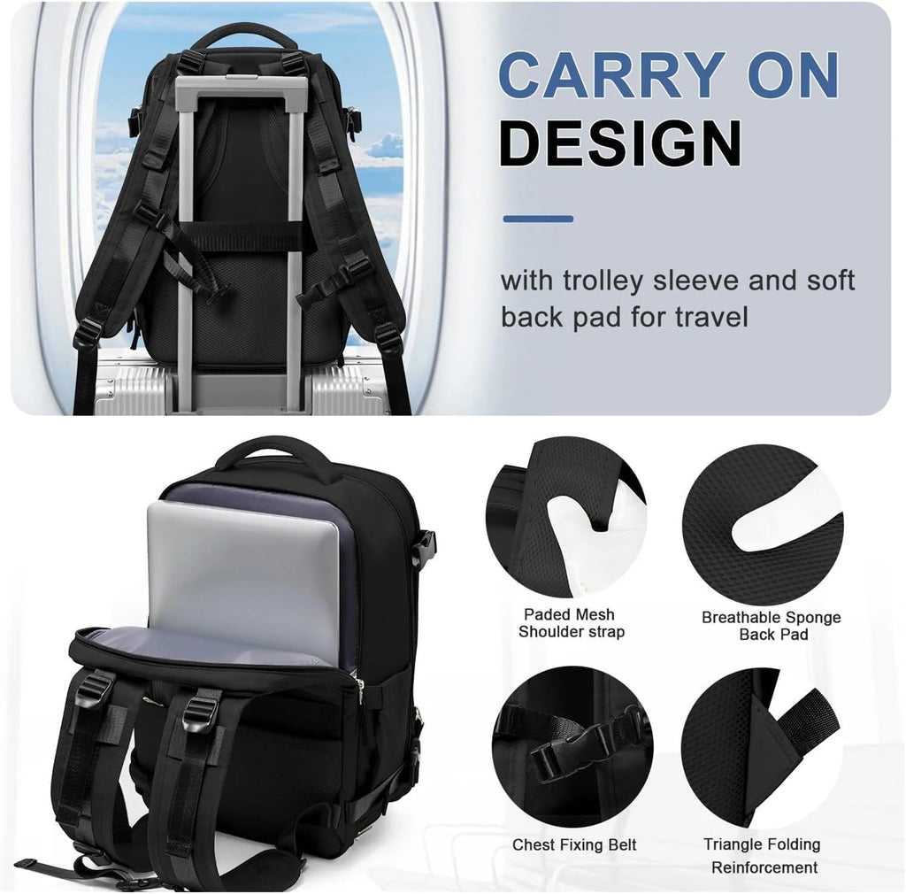 Vacuum Bags For Travel Men's Compression Backpack 14 Inch Laptop Business Large Capacity School