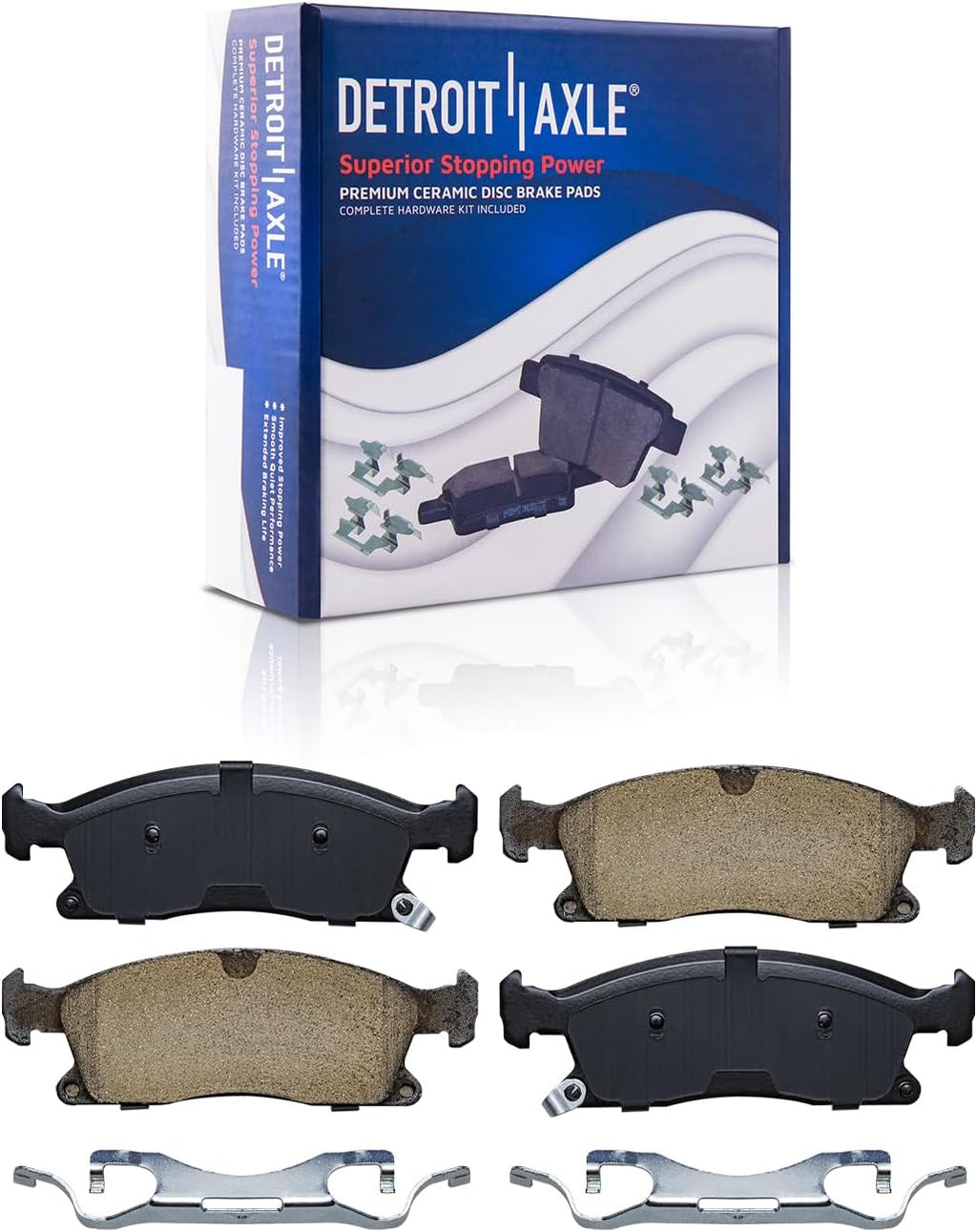 Detroit Axle - Brake Kit for Mercedes-Benz ML250 ML350 ML400 GLE350 GLE400 GLE300d, Drilled and Slotted Disc Brake Rotors Ceramic Brakes Pads: 13.78' inch Front and 12.99' inch Rear Rotor