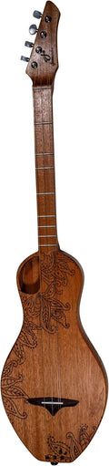 Boondocker D2 Sapele Dulcimer Acoustic 4-String w/Henna Top