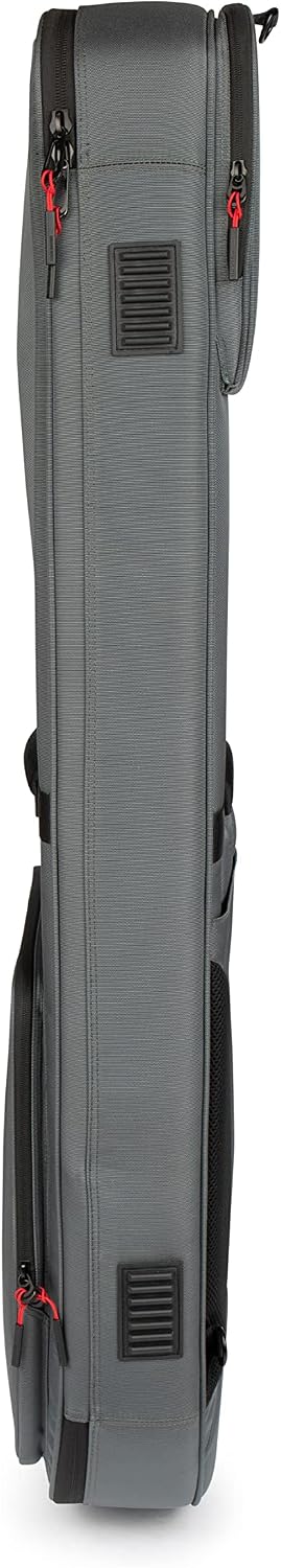 Gator Cases ICON Series Premium Weather Resistant Gig Bag for 335-Style TSA Luggage Lock-Friendly Zipper Pulls, Grey (G-ICON335-GRY)