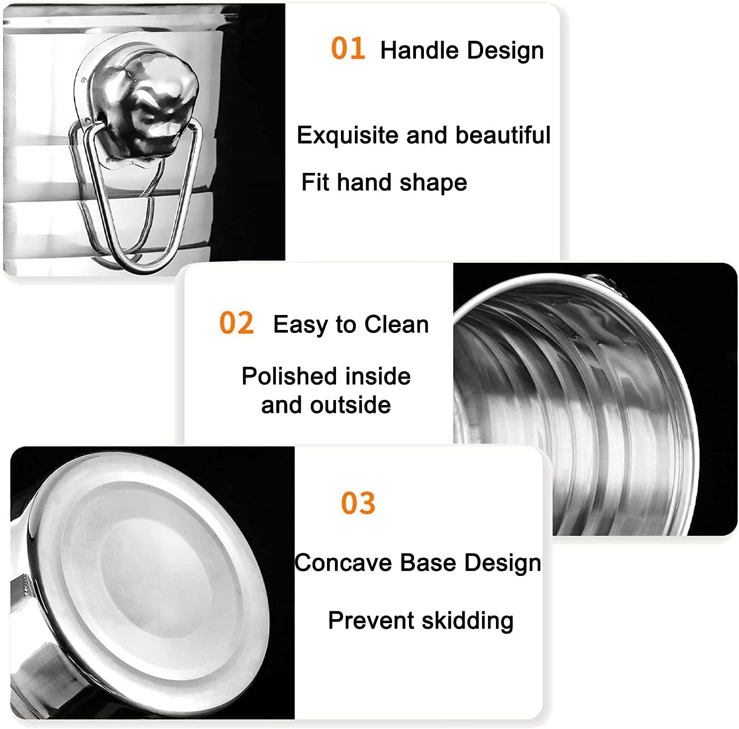 Stainless Steel Bar Ice Bucket Set, Included Tongs Great for Home Bar, Chilling Beer, Champagne and Wine