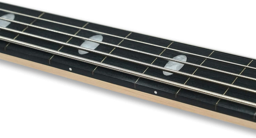 Fretless 5 String Electric Bass Guitar Millettia Laurentii+Okoume body