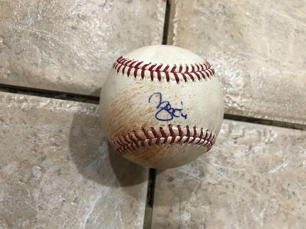 Yadier Molina Signed Rbi Single Thrown By Jose Fernandez-roy Pitced Mlb Holo 1/1 - MLB Game Used Baseballs