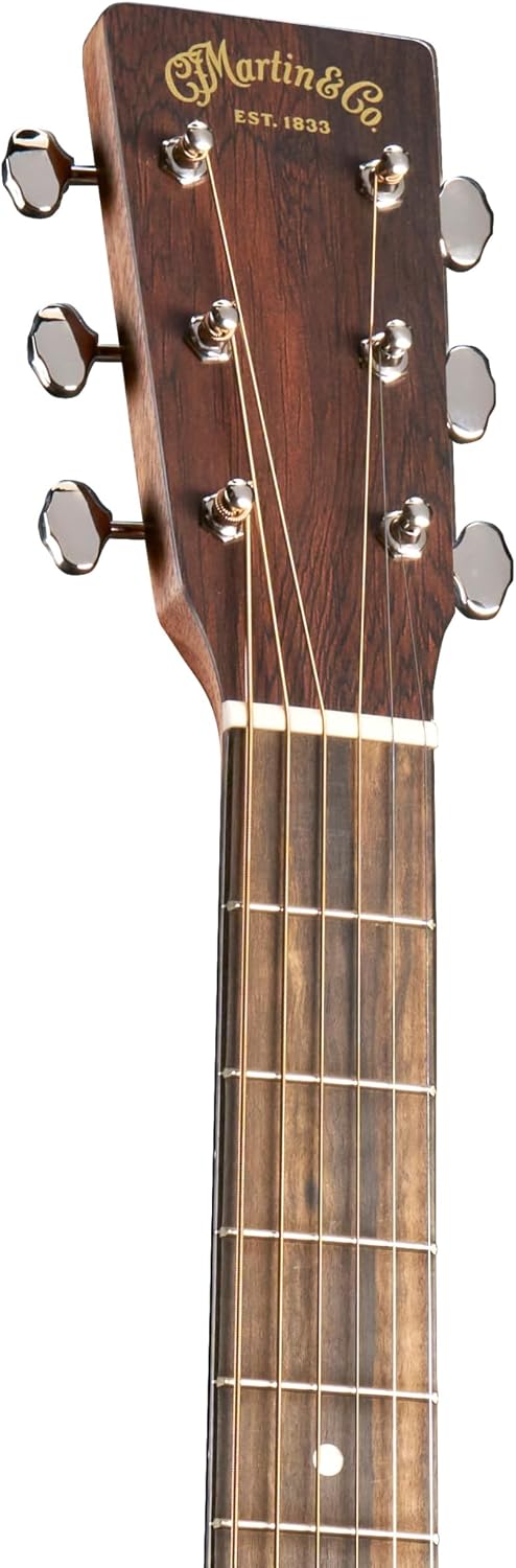Martin D-12E Retro Road Series Acoustic-Electric Guitar – Spruce Top & Sapele | Gloss Finish | E1 Electronics with Built-In Tuner | Softshell Case Included (Right)