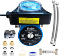 Hot Water Recirculating Pump with Programmable Timer, 304SS Sensor Valve, Instant Hot Water, Quiet Energy-Efficient Circulation System, Includes Pump, 2 Adapters, 2 Supply Lines, Easy DIY Install