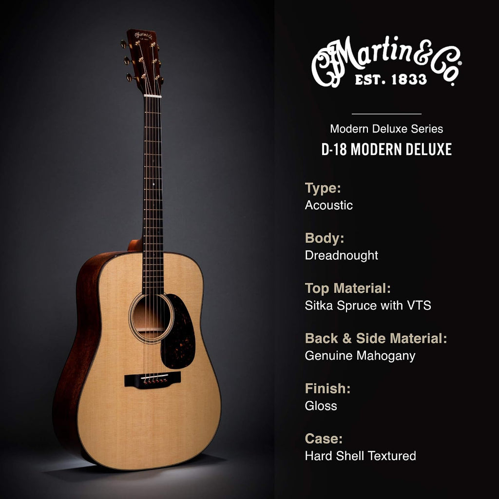 Martin D-18 Modern Deluxe - Natural