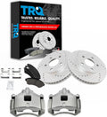 TRQ Ceramic Pad Performance Rotor Brake Kit Caliper Compatible with Chevy Buick
