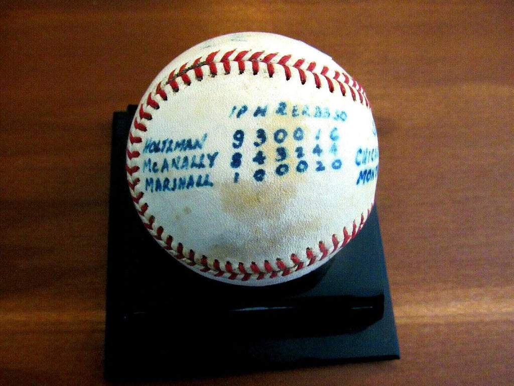 Topps Ken Holtzman Cubs Win #1 1971 Signed Auto Game Used Feeney Onl Baseball Jsa Rare - Mlb Game Used Baseballs