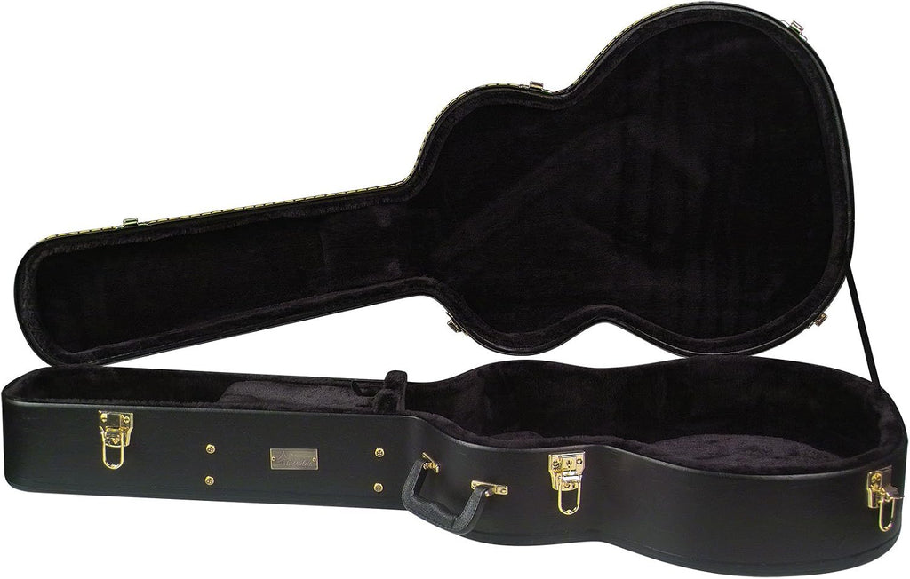 Golden Gate C-1515 Premier Hardshell Jumbo/12-String Acoustic Guitar Case,Black