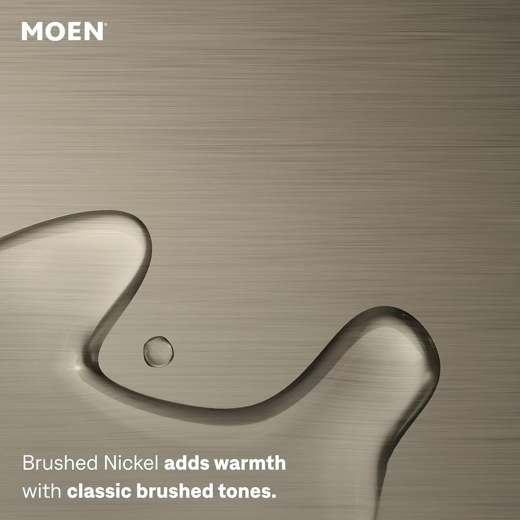 Moen UTS9011BN 90 Degree M-CORE 3-Series 2-Handle Shower Trim with Integrated Transfer Valve, Valve Required, Brushed Nickel